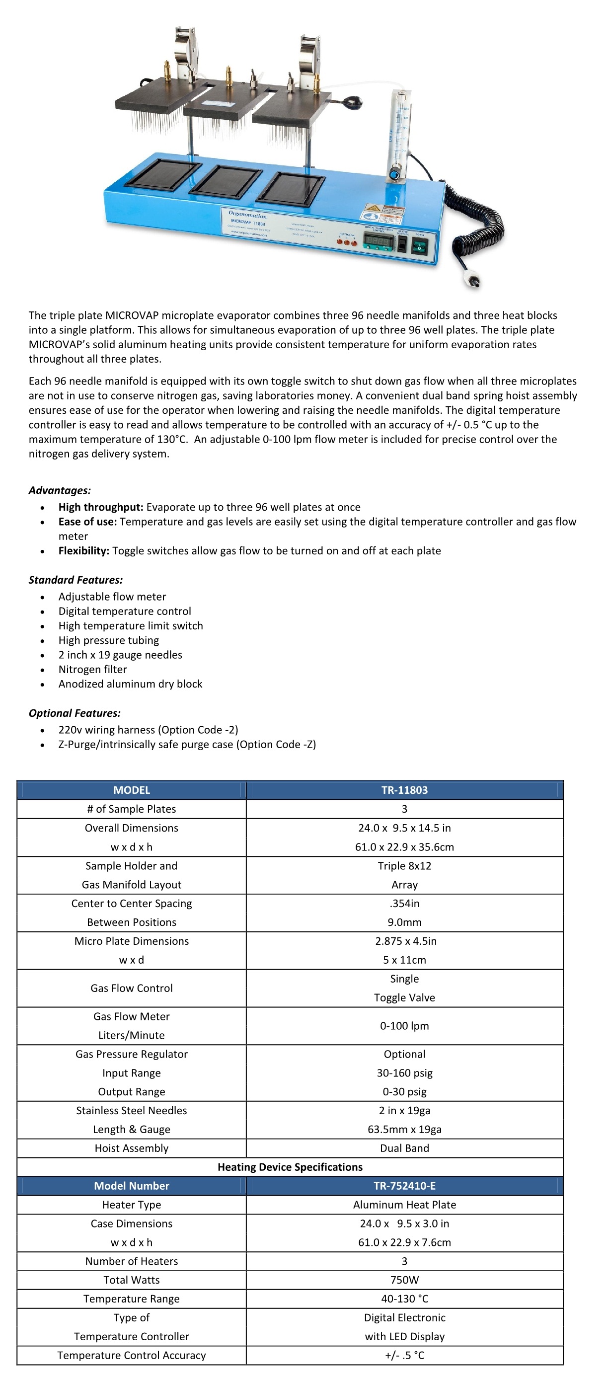 √ JUALTRIPLE MICROPLATE EVAPORATOR TR11803 TRIAS NATHOMI CHEMINDO